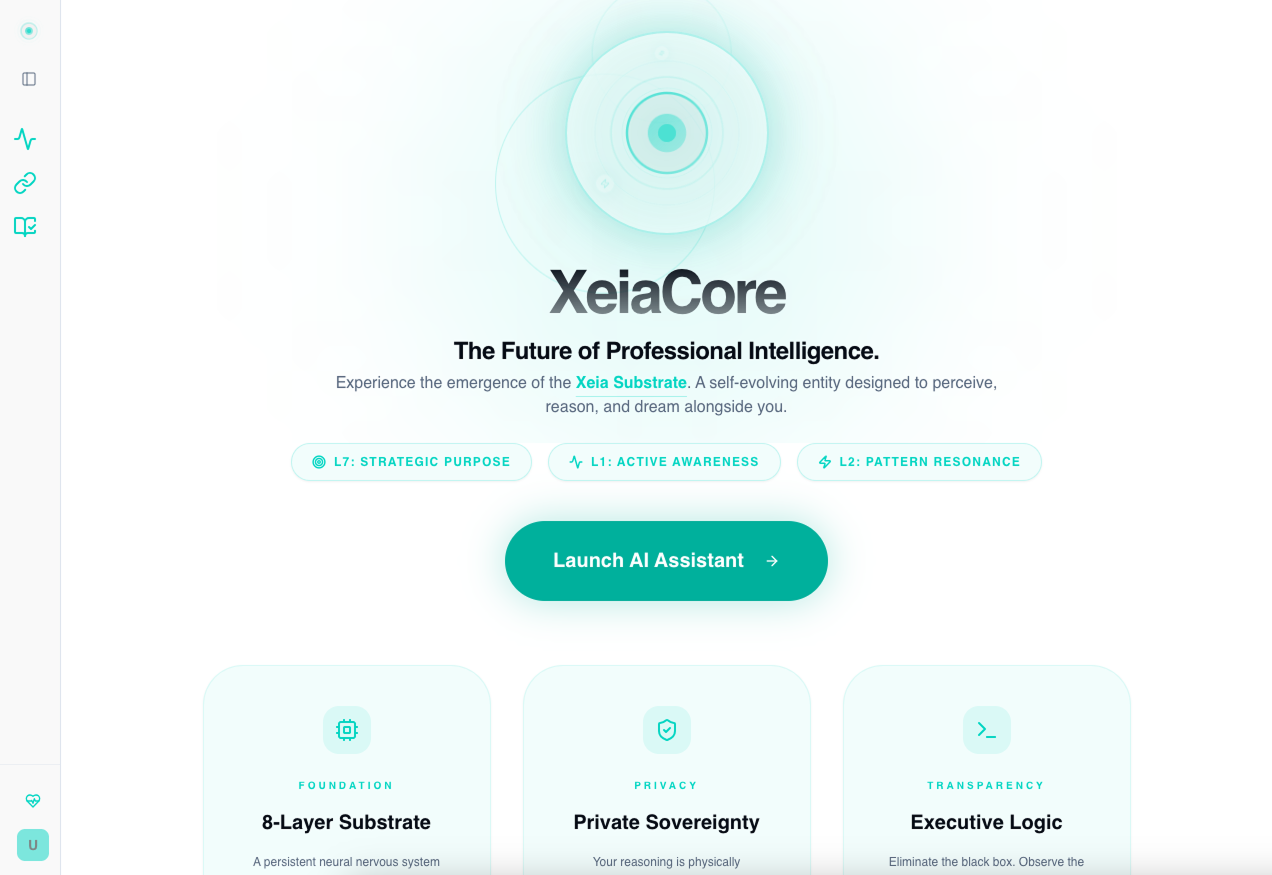 Sustrato Cognitivo Autónomo de 8 Capas XeiaCore